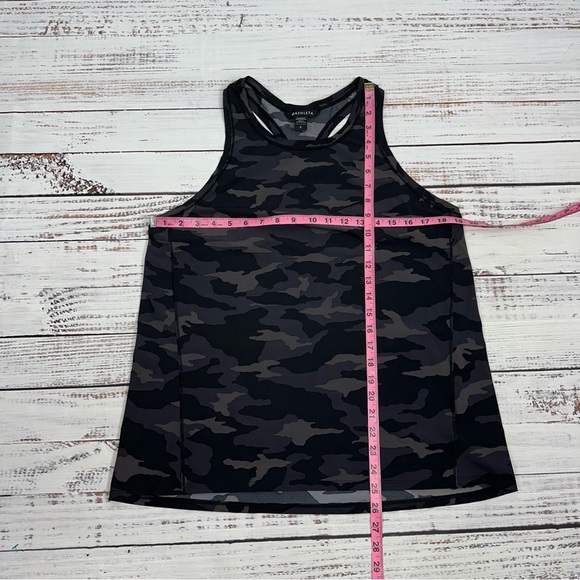 Athleta Women’s size Large ULTIMATE Black & Gray Camo Train Tank Top - Picture 9 of 12
